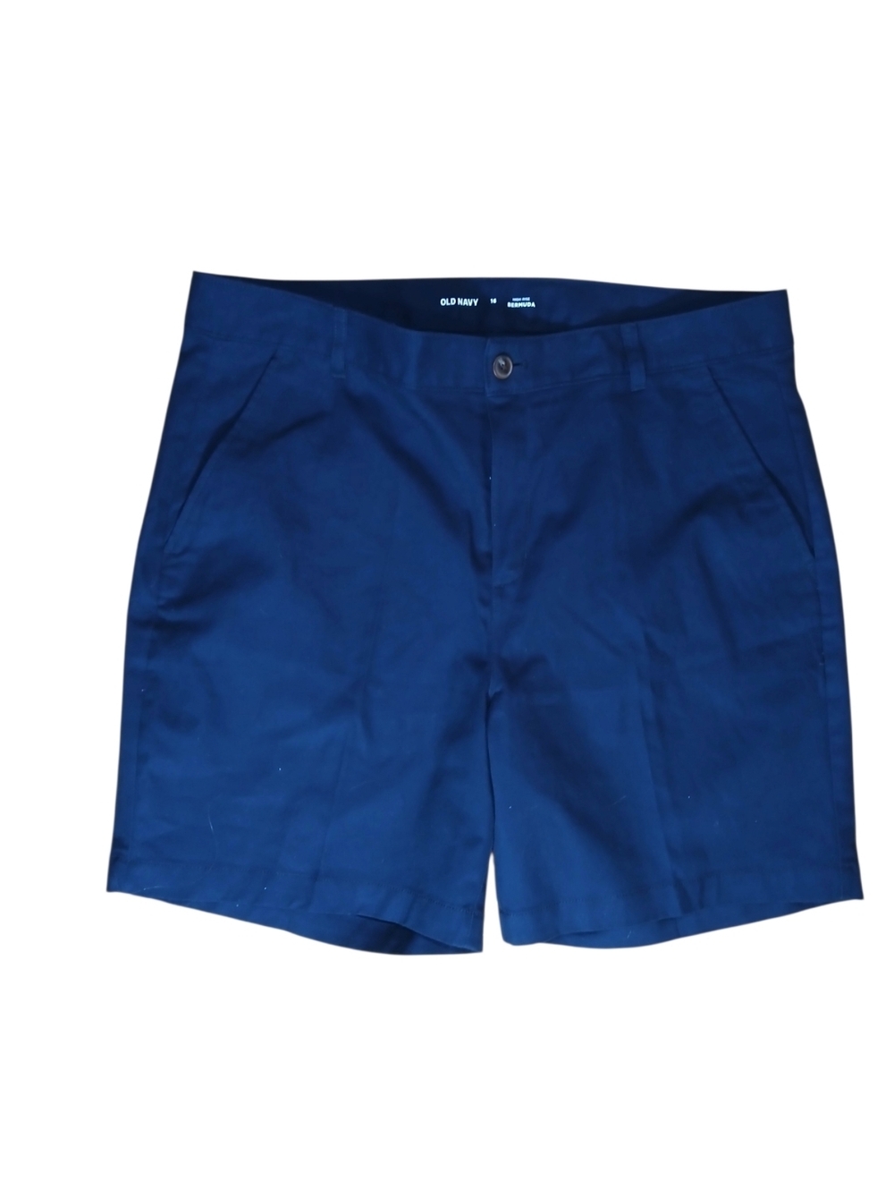 NWOT Bermuda Shorts Navy Blue High Rise Sz 16